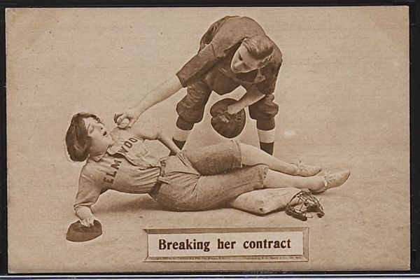 1910 Colonial Art Pub Co Breaking Her Contract